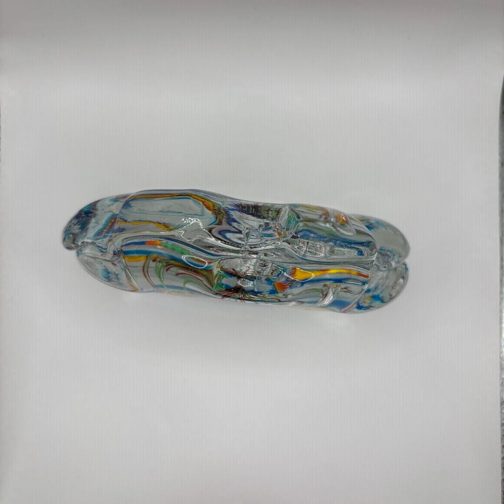 Murano Glass Multi Color Paperweight Fish Aquarium - Picture 5 of 12